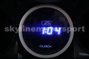 52mm Clock Digital Blue LED