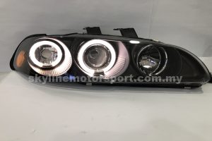 Honda Civic EG 92-95 Projector H/L With LED Ring Black (H1)