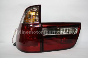 BMW X5 E53 98-02 LED T/L Light Bar Red Clear