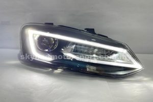 Volkswagen Polo 11-19 Projector H/L DRL Led Black ( WSRF )