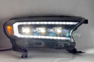 Ford Ranger 11-20 LED Head Lamp Black (WSRF)
