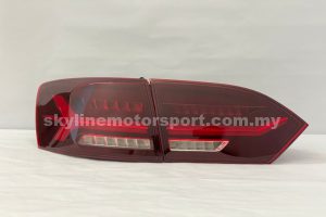 Volkswagen Jetta 12-15 LED T/L Light Bar Audi Style Dark Red (WSRF)