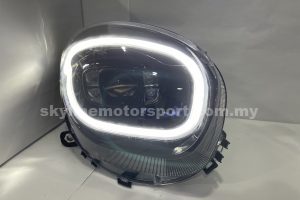 Mini Countryman R60 2010-2016 LED Projector Head Lamp DRL LED Black (H7)