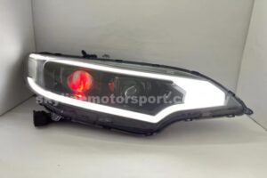 Honda Jazz GK 14-21 Dual Projector Head Lamp DRL LED Black (Devil Eyes)(WSRF)