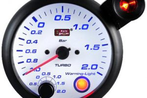 85mm Boost White Face & Blue LED Series