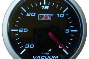 Auto Gauge 60mm Vacuum Super White