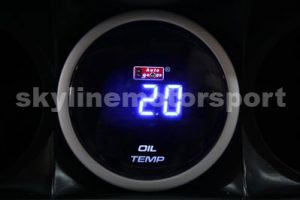 52mm Oil Temp Digital Blue LED