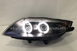 BMW Z4 E85 03-08 Projector H/L LED Ring Black (H7)