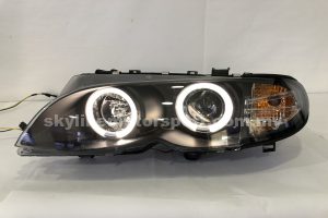 BMW E46 01-05 Projector H/L LED Ring Black (H1)