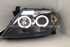 Toyota Hilux Vigo 04-09 Projector H/L LED Ring Black