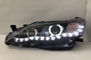 Toyota Marx X 09-12 Projector H/L DRL LED Ring Black