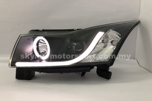 Chevrolet Cruze 10-15 Projector H/L DRL Light Strip LED Ring Black