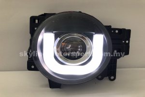 Toyota FJ Cruiser 07-Up Projector H/L DRL LED Black