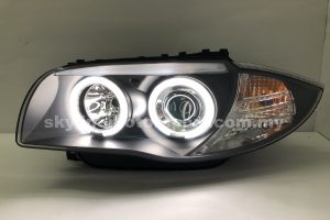 BMW E87 04-11 Projector H/L CCFL Ring Black