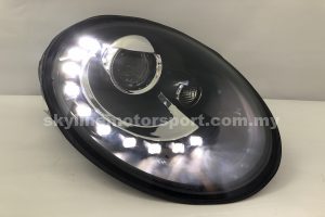 Volkswagen Beetle 06-11 Projector H/L DRL LED Black