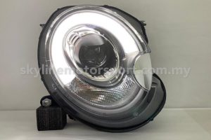 Mini Cooper R55 R56 2006-2012 Projector Head Lamp DRL LED Black
