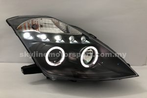 Nissan Fairlady 350Z 03-05 Projector H/L LED Ring Black (H1)