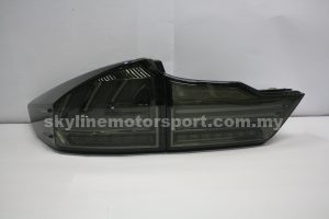 Honda City 2014-2019 LED Tail Lamp 3 Lines Light Bar Smoke