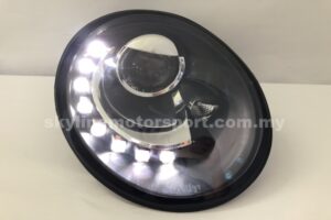 Volkswagen Beetle 98-05 Projector H/L DRL LED Black