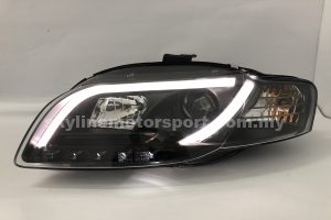 Audi A4 B7 05-08 Projector H/L DRL LED Light Strip Black