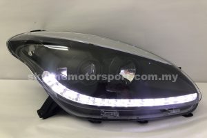 Perodua Myvi 05-10 Projector H/L DRL LED Black