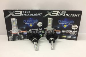 X3 Led Head Light H1 6000k