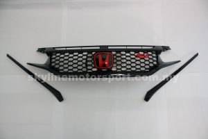 Honda Civic Fc 16-17 Si Grille ABS Black