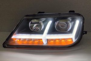 Proton Waja Projector H-L DRL Led Audi Style Black