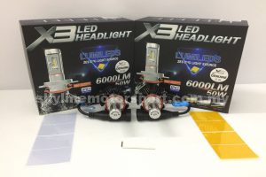 X3 Led Head Light H8 6000K