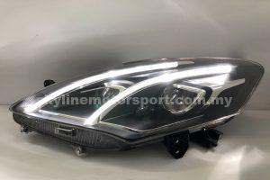 Perodua Alza 10-18 Projector H/L DRL LED Black (WSRF)