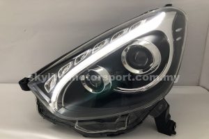 Perodua Myvi 11-15 Projector H/L DRL LED Black (WSRF)
