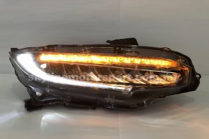 Honda Civic FC 16-20 Projector H/L DRL LED Black (WSRF)(LED)