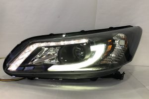 Honda Accord 14-17 Projector H/L DRL LED Black (H7)