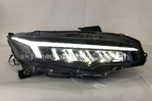 Honda Civic FC 16-20 Lamborghini Style LED H/L DRL Black (WSRF)(LED)