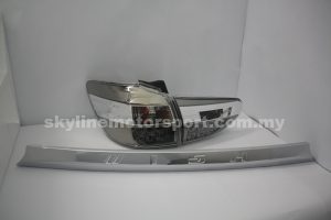 Toyota Wish 09-13 LED T/L Black Chromed
