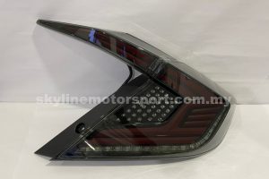 Honda Civic FC 2016-2021 LED Tail Lamp Light Bar Smoke 4Pc VIII (WSRF)