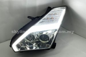 Nissan Skyline GTR R35 07-14 Dual Projector H/L DRL LED Chromed (WSRF)(D2S)