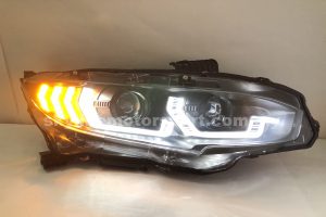 Honda Civic FC 16-20 Projector H/L DRL LED Black (WSRF)(H7)