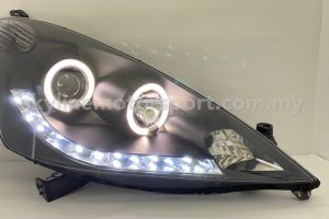 Honda Jazz/Fit 08-09 Projector H/L DRL DRL LED Ring Black