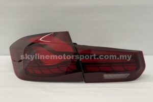 BMW 3Series F30 12-19 LED T/L Light Bar VII Red