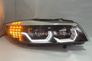 BMW E90 05-11 Projector H/L Version 2 3D DRL Led Black ( Taiwan )