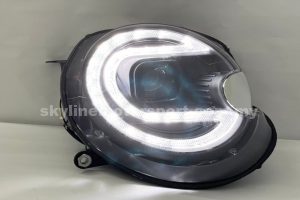 Mini Cooper R55 R56 2006-2012 Projector Head Lamp DRL LED Black VII(H9)