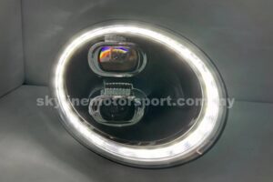 Volkswagen Beetle 12-20 Dual Projector H/L DRL Led Black