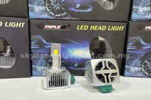 Triple LED Head Light Bulb D3S 6000K 50W
